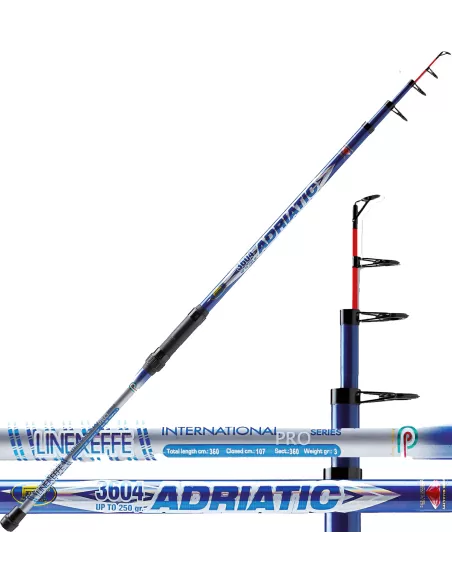 Kit Pesca Surf Casting Fondo Adriatic + Vigor Power + Filo Kit da pesca Lineaeffe