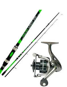 Fishing Kit Spinning Light Rod and Reel with Aluminum Coil