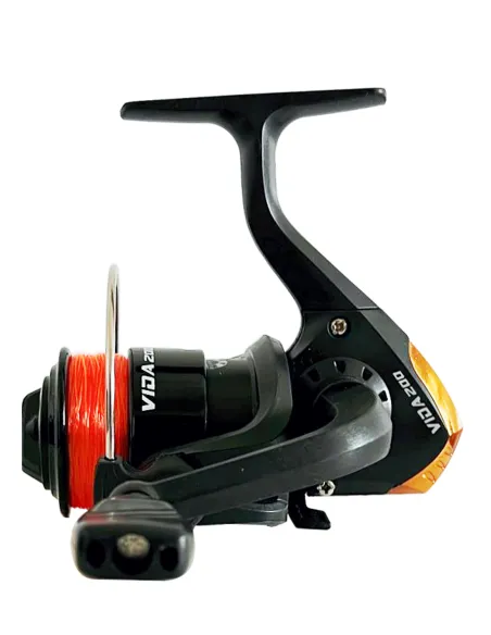 Kolpo Vida Mulinello da Pesca 200 con Filo Fluo Orange Mulinelli da Pesca Kolpo