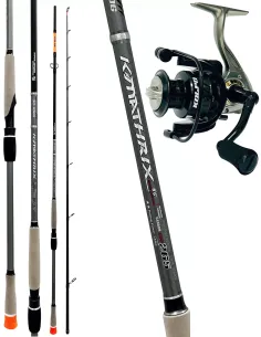 Kolpo kit pesca spinning top con canna in carbonio 2.65mt 20/80g e mulinello Kit Spinning Kolpo