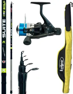 Combo Bolognese Scabbard Fishing Rod 4 m Reel and Wire