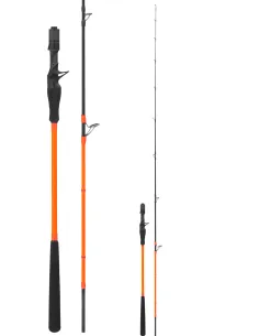 Seika Brutal Pitch Offset Slow Pitch Fishing Rods, Casting Plate Acid Rings