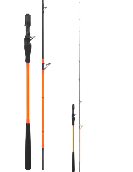 Seika Brutal Pitch Offset Slow Pitch Fishing Rods, Casting Plate Acid Rings