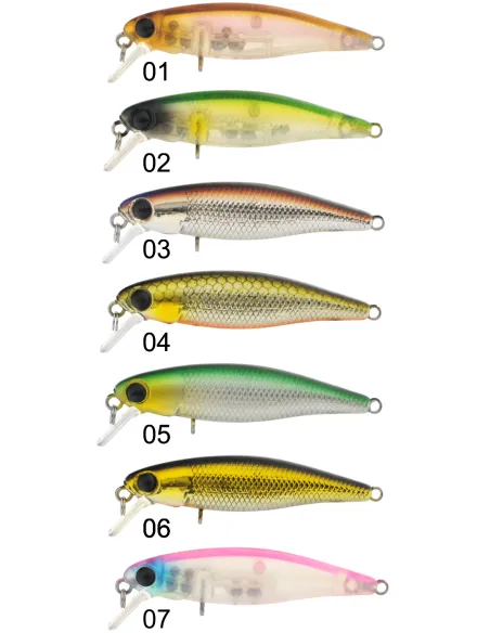 Seika Little Daddy 56 mm fw minnow 4.5 g affondante / sinking Esche Artificiali Minnow Seika