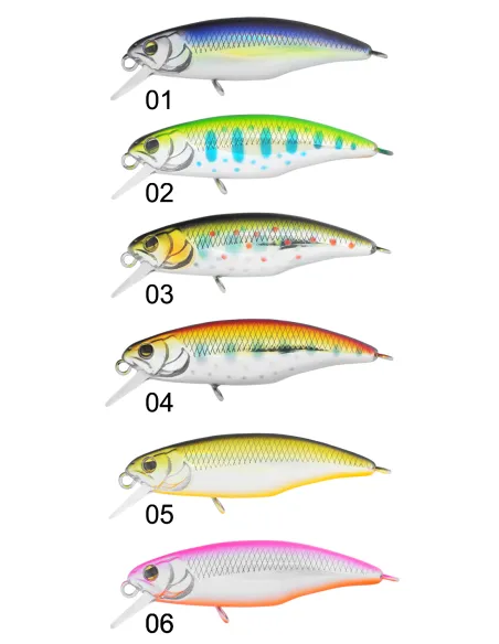Seika Kepo Minnow 60 mm 3g azione suspending Esche Artificiali Minnow Seika