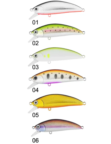 Seika Dian minnow spinning 67 mm 8.3 g affondante / sinking Esche Artificiali Minnow Seika