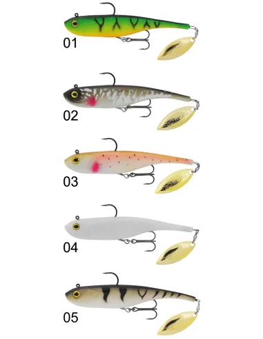 Seika Hibrix Swimbait esca artificiale per grossi predatori 150 mm 45 g affondante / sinking Siliconici Seika