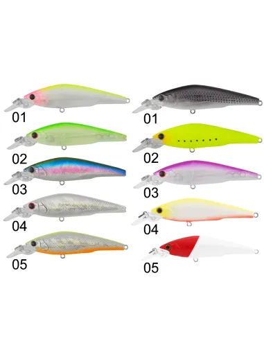 Seika sea bass killer fat 70 mm minnow 8 gr slow sinking Esche Artificiali Minnow Seika