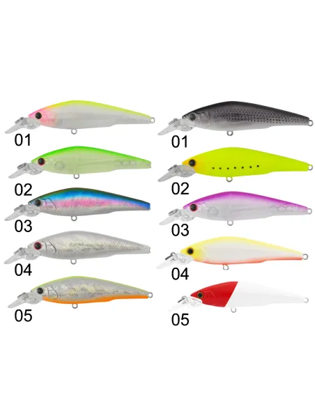 Seika sea bass killer fat 70 mm minnow 8 gr slow sinking Esche Artificiali Minnow Seika
