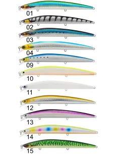 Seika warrior sf 175 mm long jerk 31 gr galleggiante Esche Artificiali Minnow Seika 2