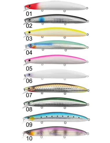 Seika Toda long jerk 125 mm galleggiante 20 g Esche Artificiali Minnow Seika