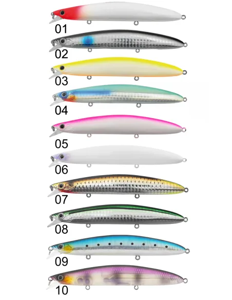 Seika Toda long jerk 125 mm galleggiante 20 g Esche Artificiali Minnow Seika