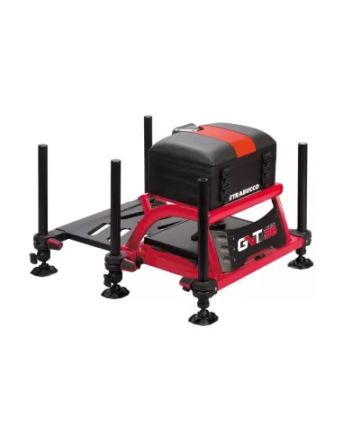 Trabucco Panchetto GNT X36 Black Red White Edition + Poggia canna Omaggio Panchetti Sedie e Accessori Trabucco