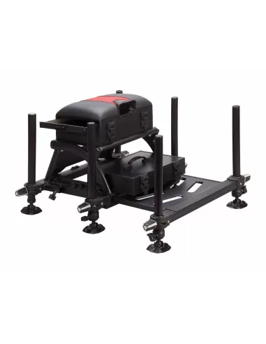 Trabucco Panchetto GNT X36 Black Red White Edition + Poggia canna Omaggio Panchetti Sedie e Accessori Trabucco