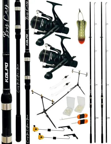 Kolpo Kit Da Pesca CarpFishing Completo Professionale Mod. 04 Kit Carpfishing Kolpo