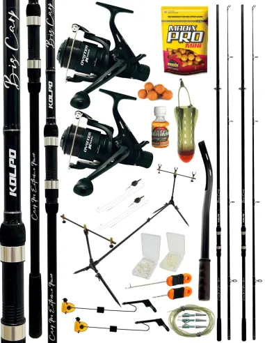 Kolpo Kit Da Pesca CarpFishing Completo Professionale Mod. 08 Kit Carpfishing Kolpo