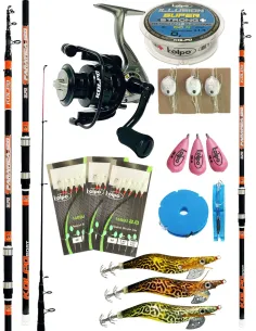 Kolpo Kit da Pesca Dalla Barca completo e professionale mod.04 Kit Bolentino Kolpo
