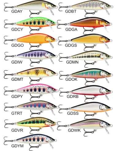 Rapala Countdown Elite 7.5 cm 10 gr Esche Artificiali Rapala
