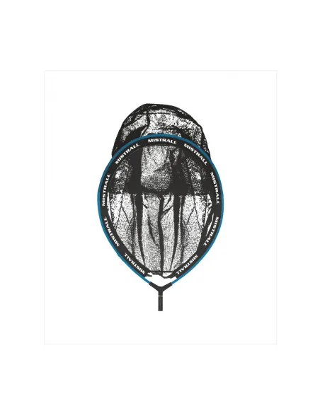 Mistrall testa guadino filettatura universale 45x35 cm maglia 10mm-Pescaloccasione