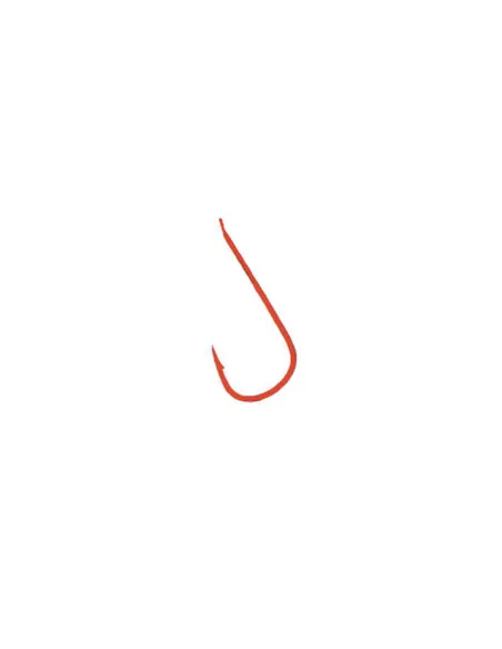 Tubertini fishing hook series 2 red rounded shape suitable for maggots earthworms and mail