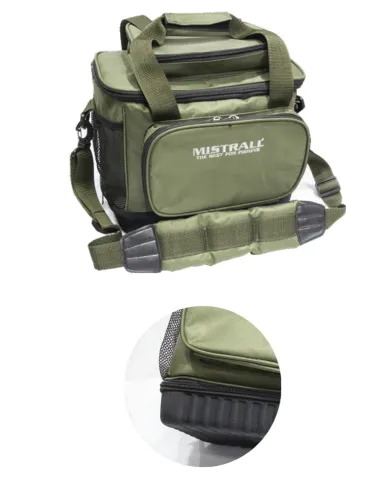 Mistrall Borsa per la pesca con fondo rigido 32x20x27cm Borse porta attrezzatura Mistrall