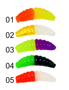 Kolpo camole bicolor super soft 3.5 cm 10 pz Esche per Trote Kolpo 2