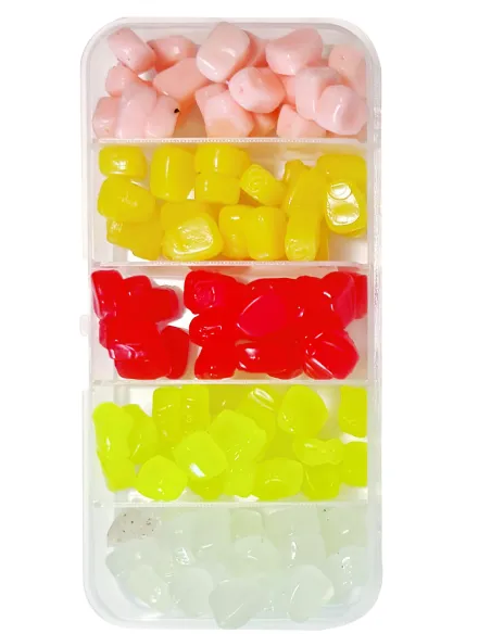 Kolpo Corn artificial soft multicolor 5 colors 125 pcs