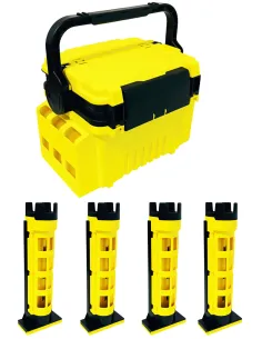 Kolpo valigetta con 4 porta canne Valigette da Pesca Kolpo