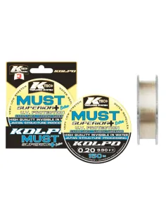 Kolpo Must monofilo da pesca di altissima qualità per mulinelli e lenze 150mt Monofili Kolpo