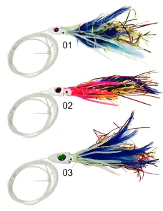 Kolpo Magic Piuma artificiale da traina 8 cm con amo Traina Kolpo 2