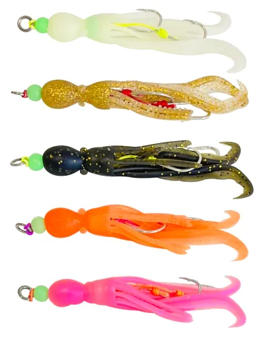 Kolpo Luxa octopus con doppio assist hook Siliconici Kolpo