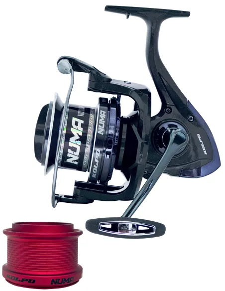 Kolpo Numa Mulinello da pesca Surfcasting 9+1 cuscinetti con doppia bobina Mulinelli Surf Casting Kolpo