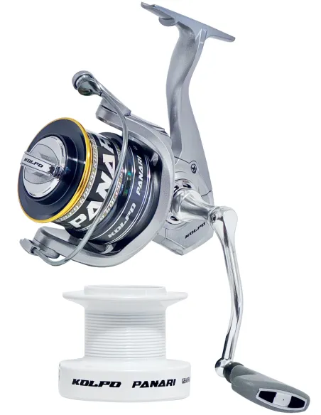 Kolpo Panari Surfcasting Fishing Reel 7+1 Bearings with Double Spool