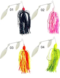 Kolpo Spinner Bait Artificiale da pesca bass fishing 9.7cm 10gr amo 2/0 SpinnerBait Kolpo 2