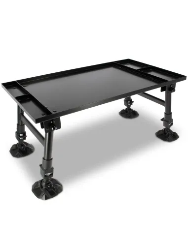 NGT Dynamic Bivvy Table - 5 Section Aluminium with Adjustable Legs