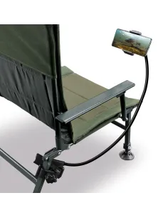 Supporto per telefono NGT - Supporto per telefono con adattatore per sedia e braccio flessibile Accessori Carpfishing NGT