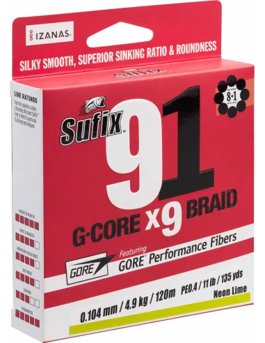 Sufix Trecciato 91 G-Core Trecciati Sufix