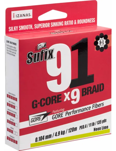 Sufix Trecciato 91 G-Core Trecciati Sufix