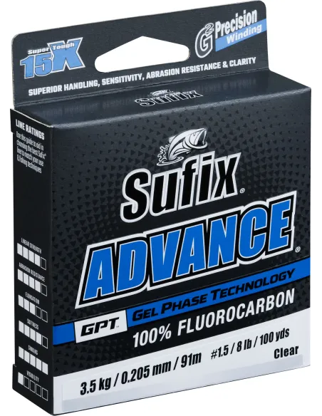 Sufix Fluorocarbon Advance Fc Fluorocarbon Sufix