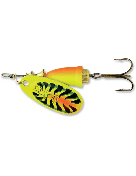 Blue Fox Cucchiaino Vibrax Fluorescent 4 Gr Artificiale da Pesca Esche Artificiali Cucchiaini Blue Fox