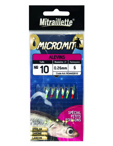 Ragot Sabiki Micromit Fry Artificiale da Pesca Sabiki Ragot