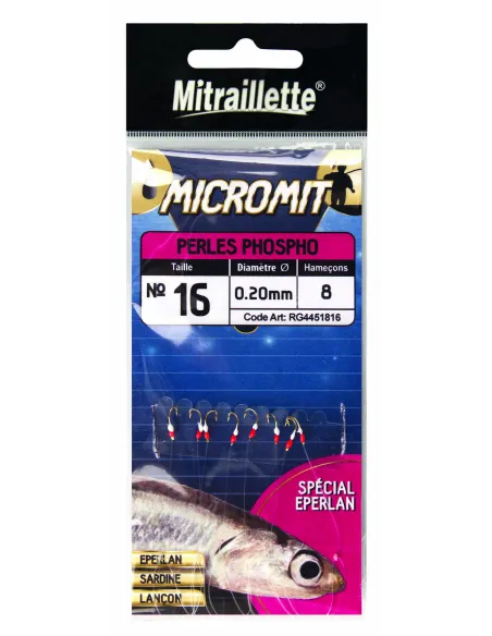 Ragot Sabiki Micromit Glow Beads 3,6 Gr Artificiale da Pesca Sabiki Ragot