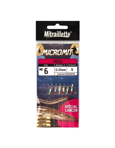 Ragot Sabiki Micromit Gold 4,3 Gr Artificiale da Pesca Sabiki Ragot