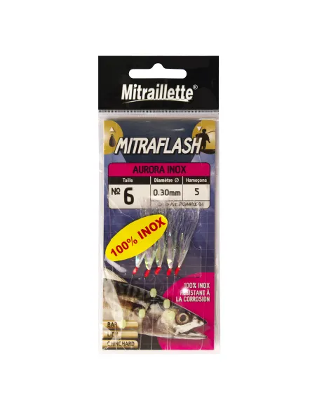 Ragot Sabiki Mitraflash Aurora Stainless Steel 5.7 Gr Fishing Lure Sabiki Ragot