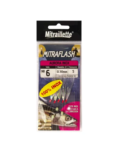 Ragot Sabiki Mitraflash Aurora Stainless Steel 8.6 Gr Fishing Lure Sabiki Ragot