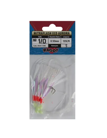 Ragot Sabiki Mitraflash Eco Aurora Fishing Lure Sabiki Ragot