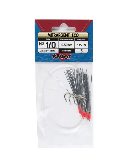 Ragot Sabiki Mitrargent Eco 4,13 Gr Artificiale da Pesca Sabiki Ragot
