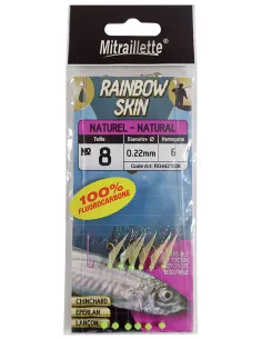 Ragot Sabiki Rainbow Skin Fluoro 4,2 Gr Artificiale da Pesca Sabiki Ragot