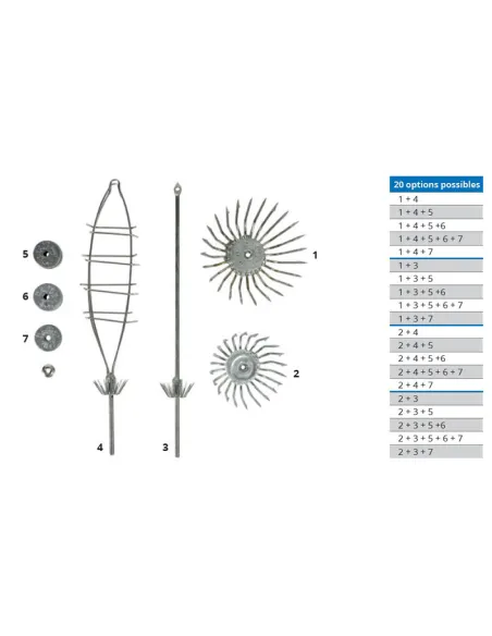 Ragot Totanara Squid Jig Kit 395.2 Gr Artificial Fishing Totanare and pulpare Ragot