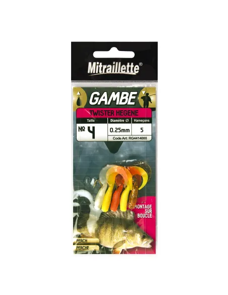 Ragot Sabiki Twister Hegene 6,9 Gr Artificiale da Pesca Sabiki Ragot